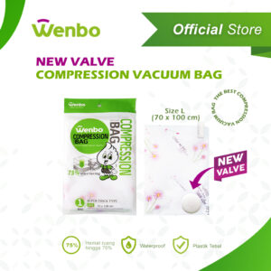 Vacuum Bag Penyimpanan Baju Size L 70x100cm